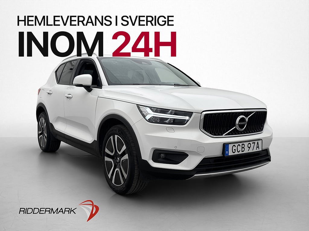 Volvo XC40 B4 Advanced VOC Värmare Kamera CarPlay Rattvärme