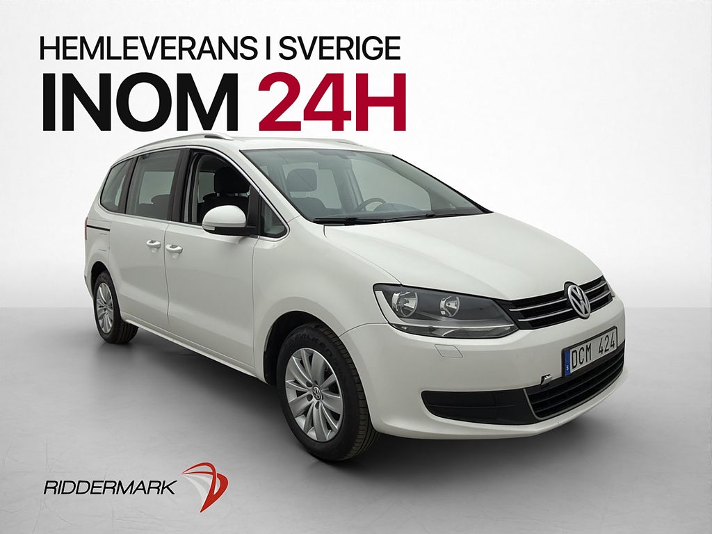 Volkswagen Sharan 2.0 TDI 4M 140hk 7-Sits B-Kamera Drag