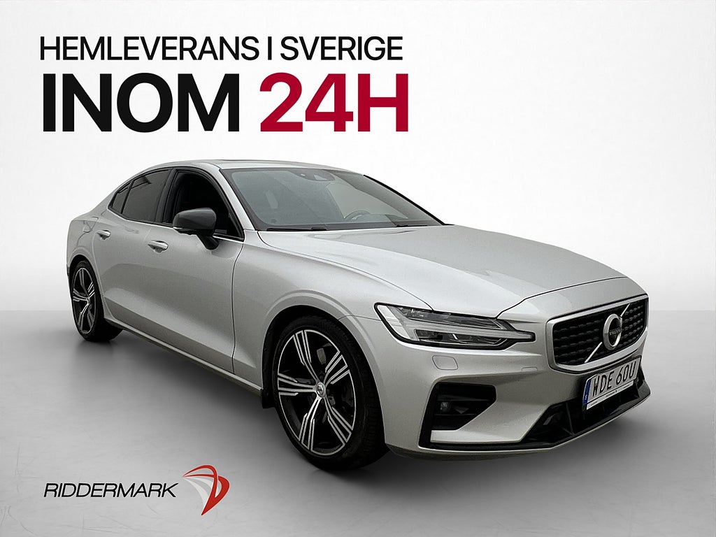 Volvo S60 T5 250hk R-Design VOC Värmare Panorama 360° HUD