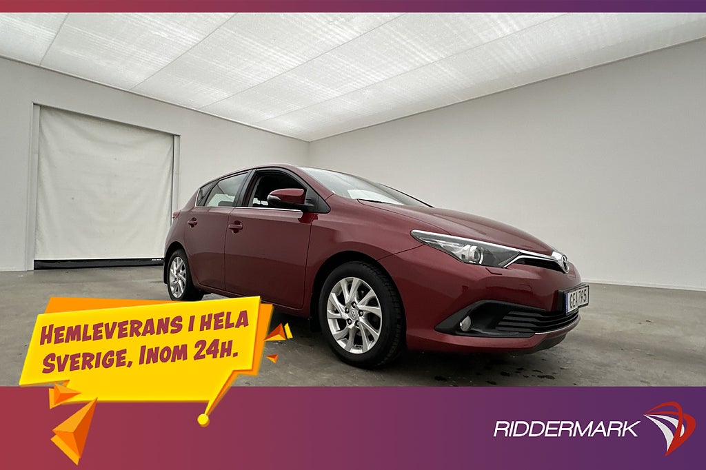 Toyota Auris 1.2 Turbo 116hk Active Kamera Farthållare BT
