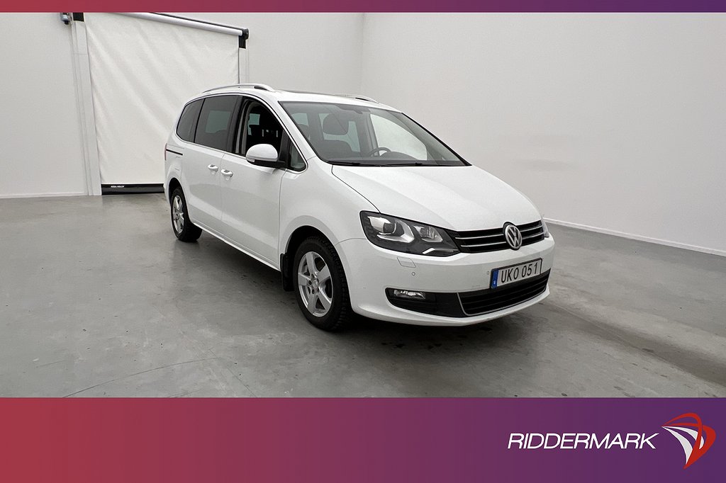 Volkswagen Sharan 2.0 TDI 4M Premium 7-Sits Pano Kamera Drag