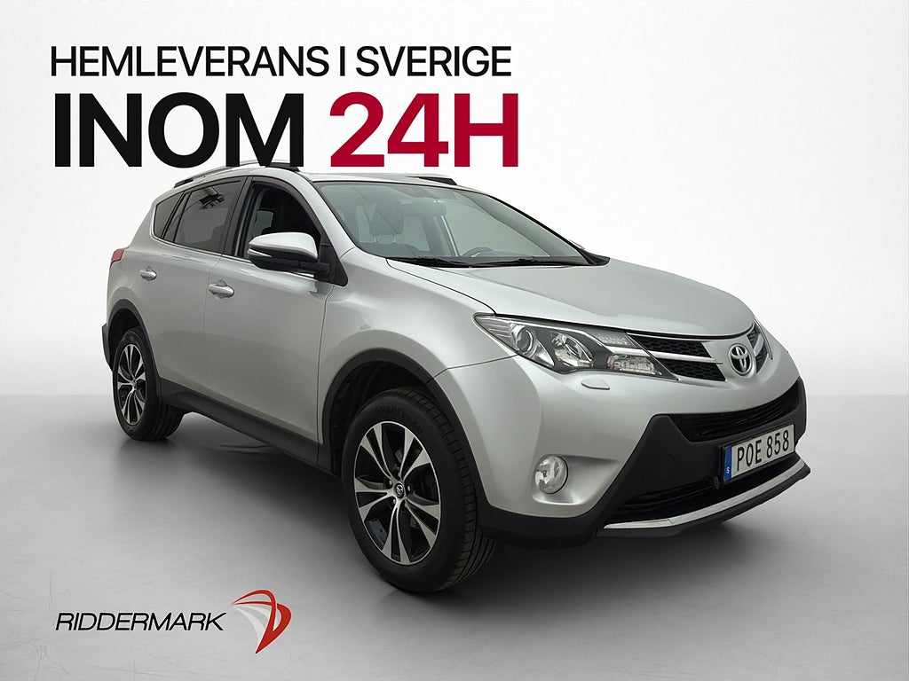 Toyota RAV4 AWD 151hk M/K-Värm Kamera Navi Skinn Drag