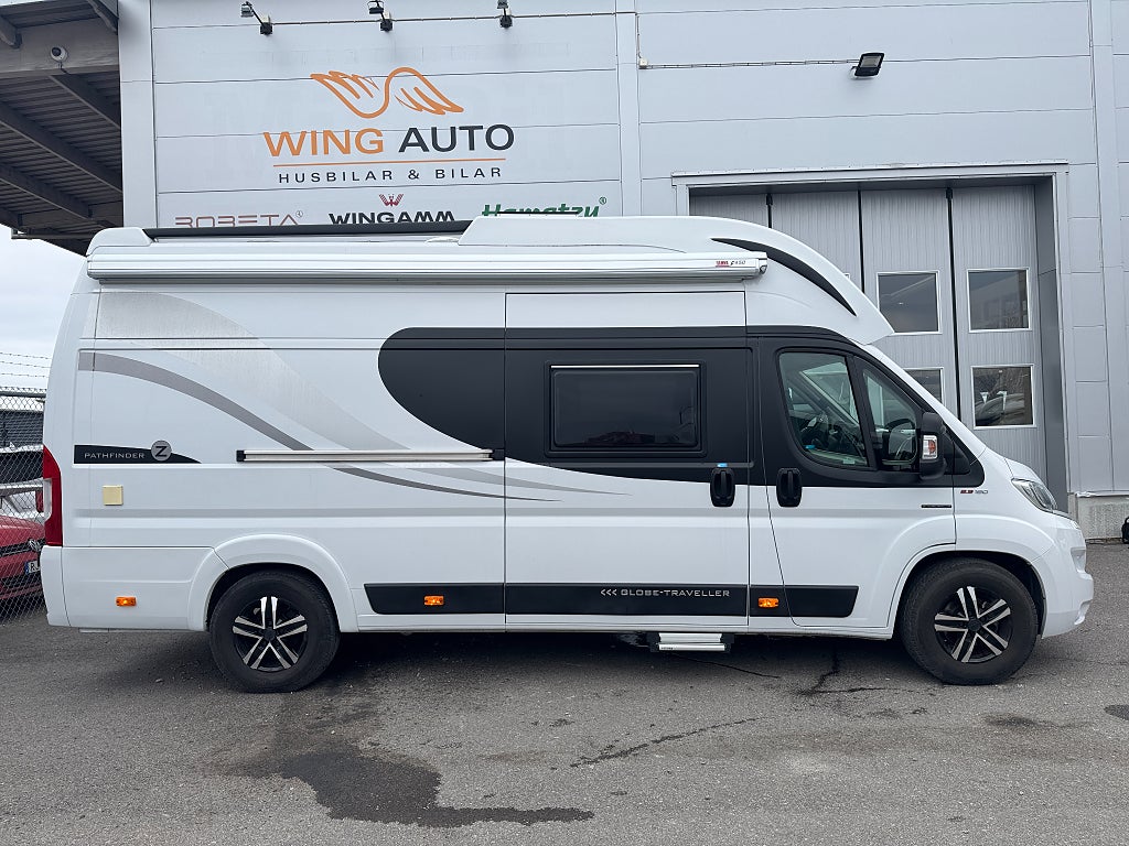 Globe-Traveller Pathfinder Z 150HK Automat! Långbäddar & utfällbar dubbelbädd! H