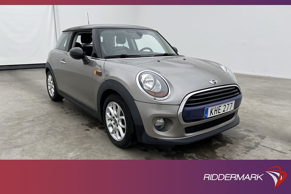 MINI Cooper 136hk Pepper Sensorer Lågskatt 0,38l/Mil