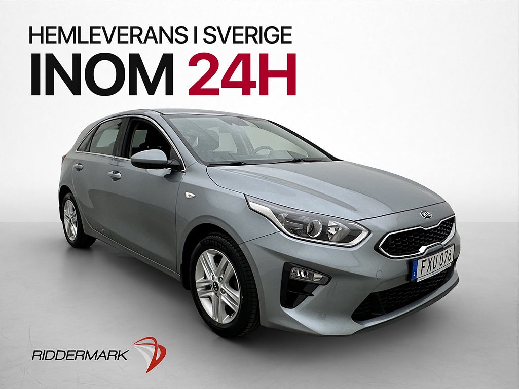 Kia Ceed 1.0 T-GDI 120hk M/K-Värm Kamera P-Sensorer CarPlay