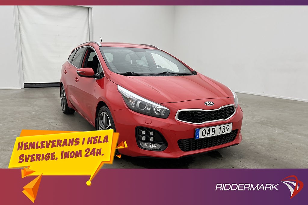Kia Ceed 1.6 CRDi 136hk GT-Line Värmare Kamera GPS Rattvärme