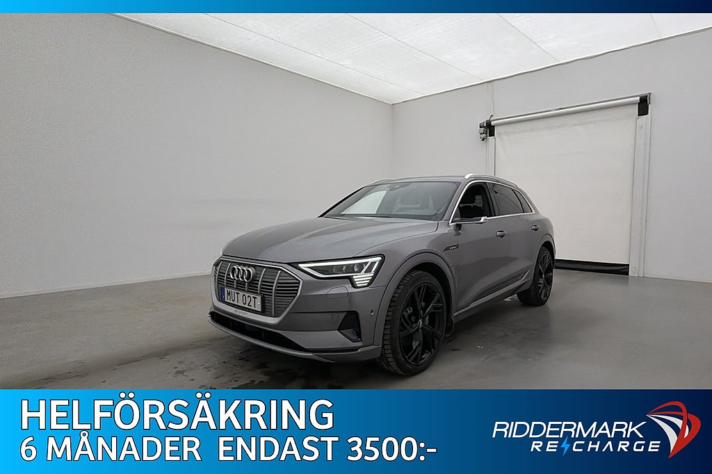 Audi E-Tron 55 Quattro 408hk Pano B&O Dragkrok 360° CarPlay