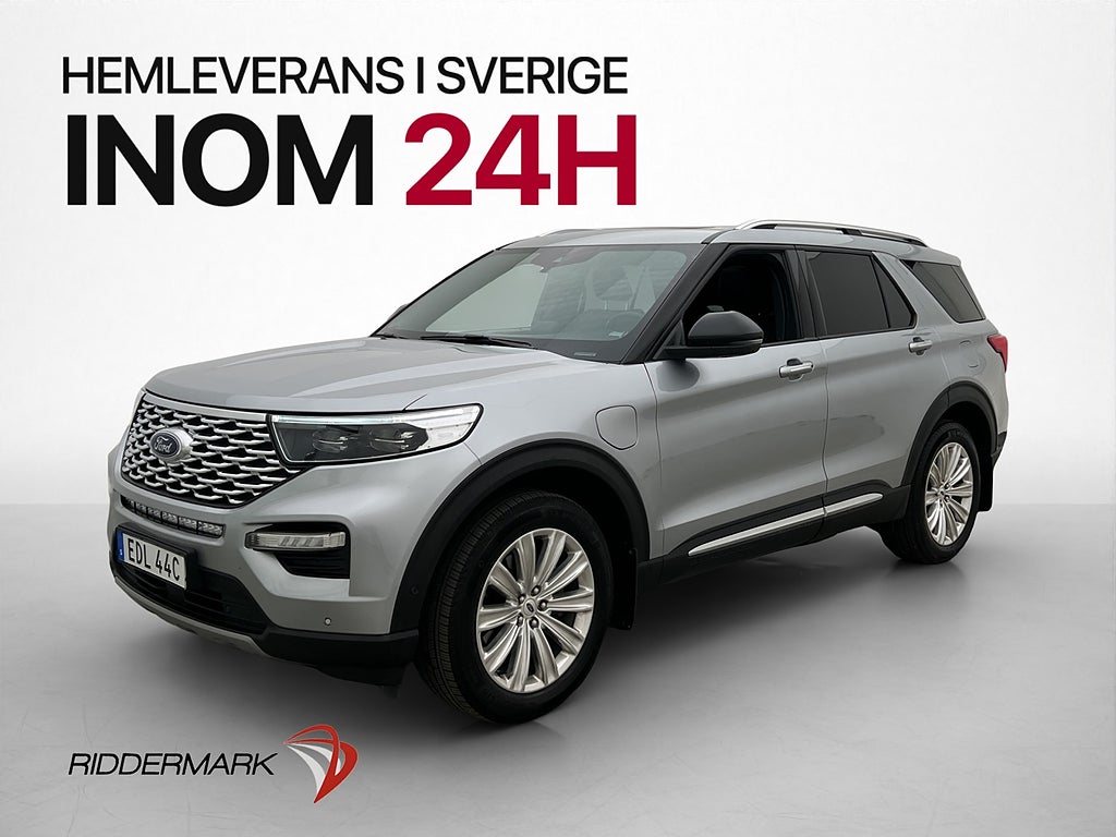 Ford Explorer Plug-In Hybrid Platinum 7-Sits Pano B&O Drag
