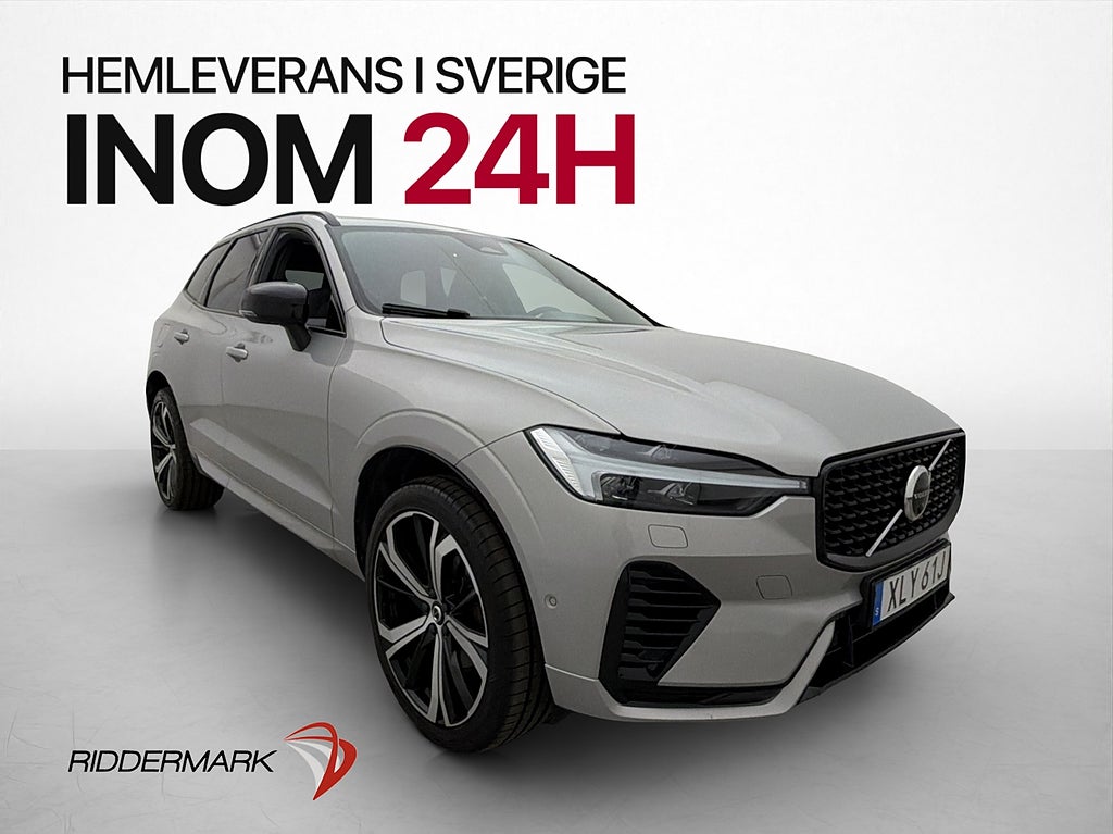 Volvo XC60 T8 AWD R-Design Drag Värmare Pano H/K 360° Skinn