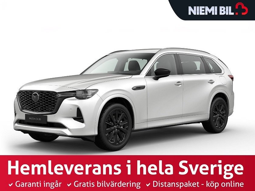 Mazda CX-80 PHEV AWD 7-sits/10 Års Garanti/60km elräckvidd