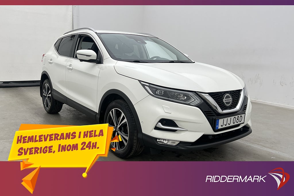 Nissan Qashqai 1.3 DIG-T 160hk Tekna 360° Drag Navi