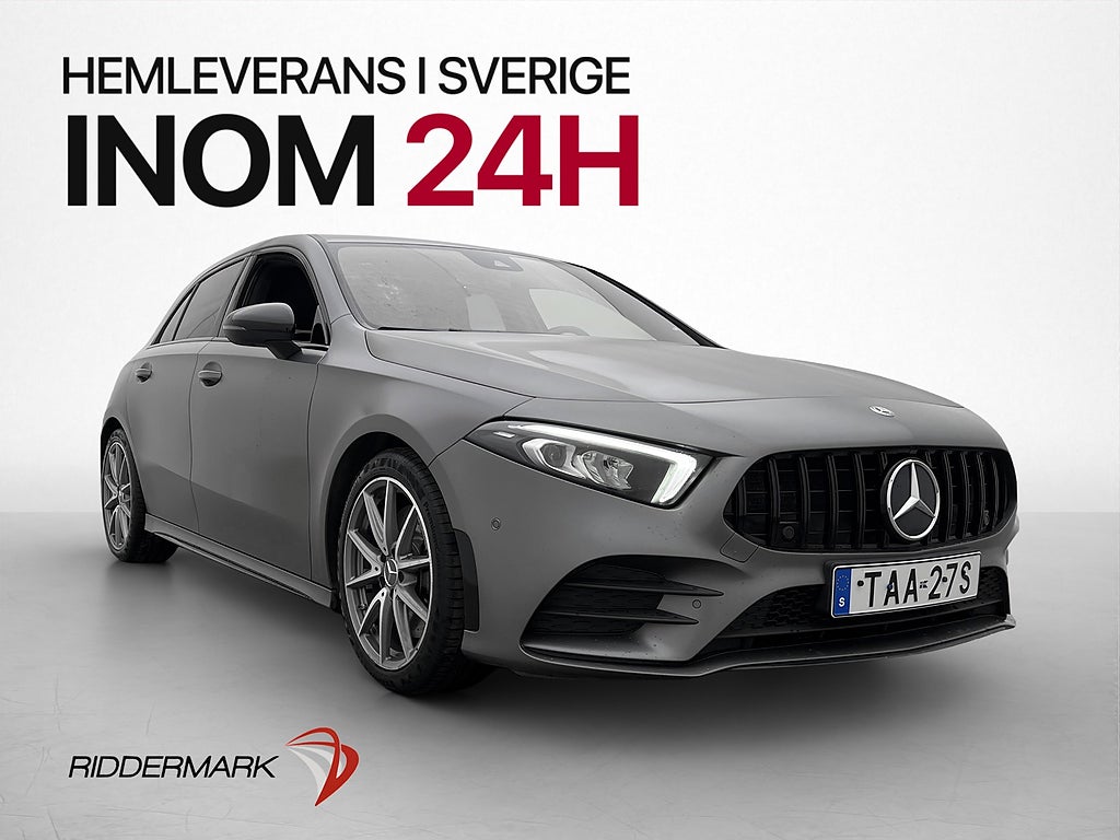 Mercedes-Benz A 250 4M 224hk AMG Värmare Widescreen Kamera