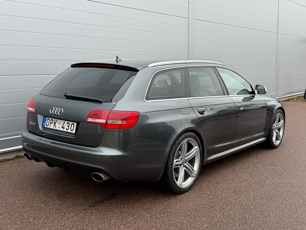 AUDI RS6 AVANT 5.0 V10 BITURBO 579ch QUATTRO - BOSE - CUIR - FREINS CARBONE - ACC - SIÈGES CHAUFFANTS AVANT/ARRIÈRE