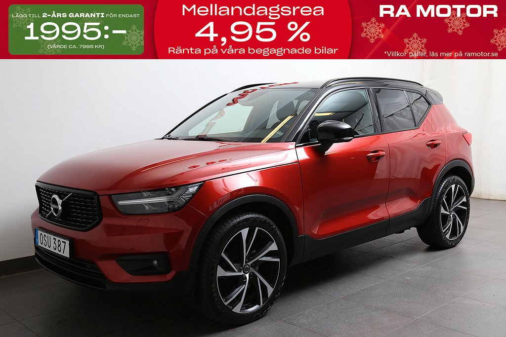 Volvo XC40 D4 190hk R-Design AWD Aut Drag I Navi | VOC | 20" 2018