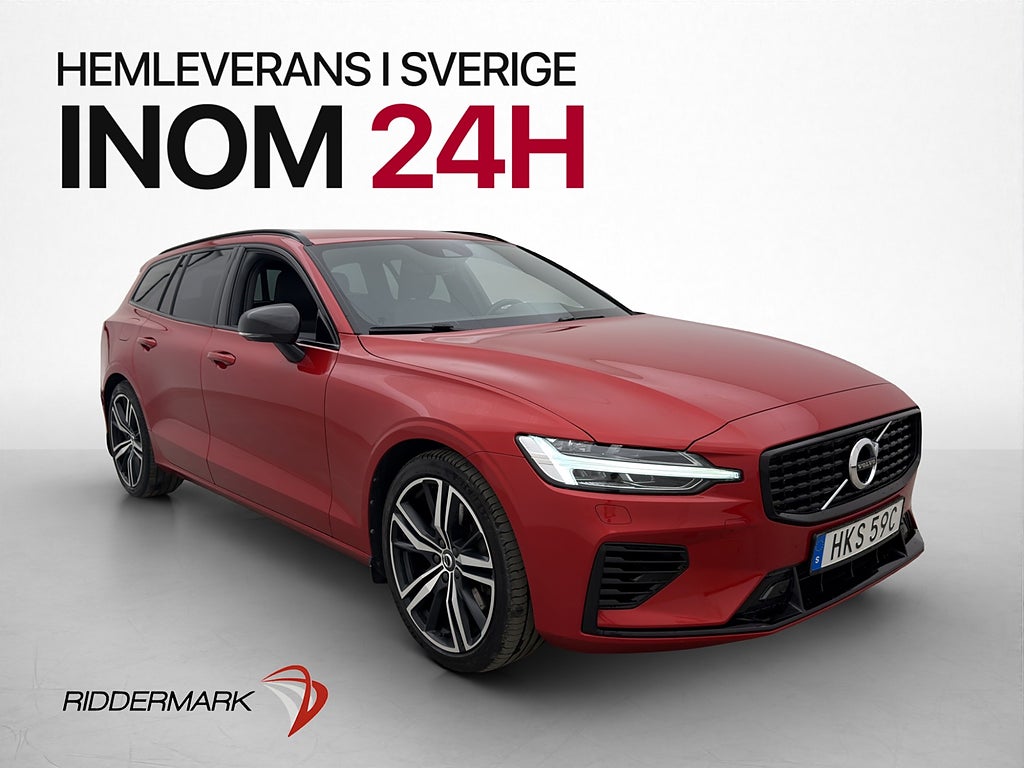 Volvo V60 Recharge T6 AWD R-Design Drag H/K Skinn Värmare