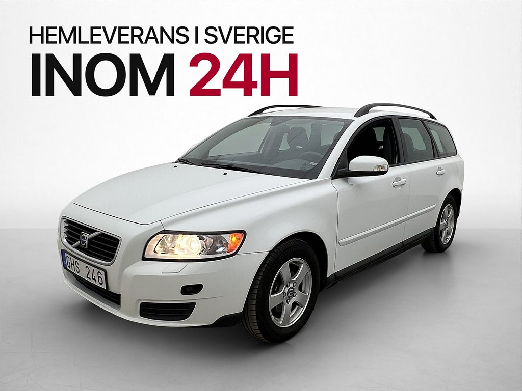 Volvo V50 1.8 Flexifuel 2-Brukare Välservad  Svensksåld