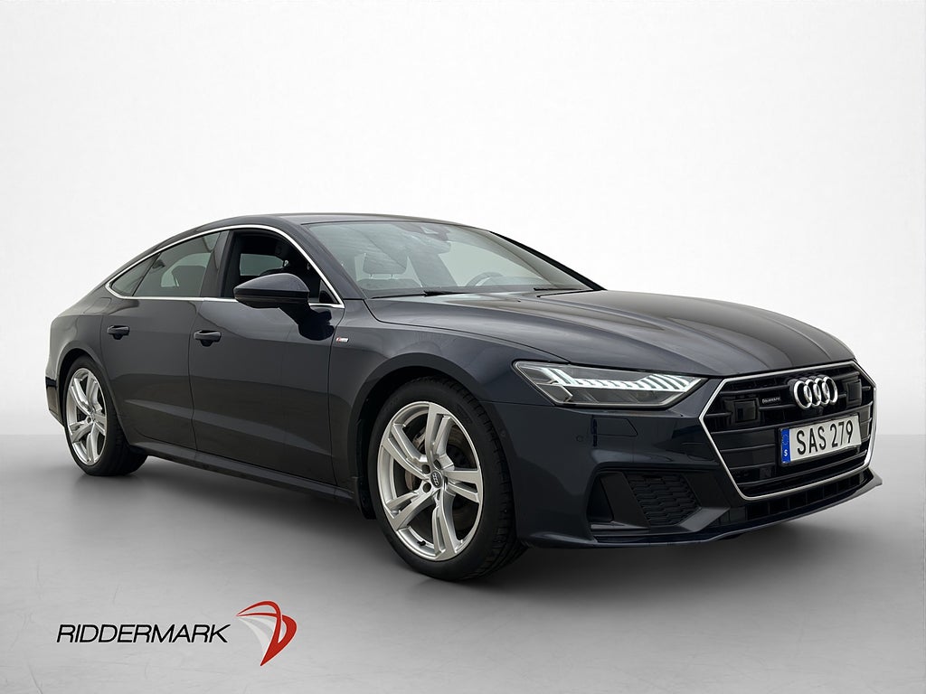 Audi A7 SB 55 TFSI 340hk Q S-Line Värm Cockpit Matrix 360°