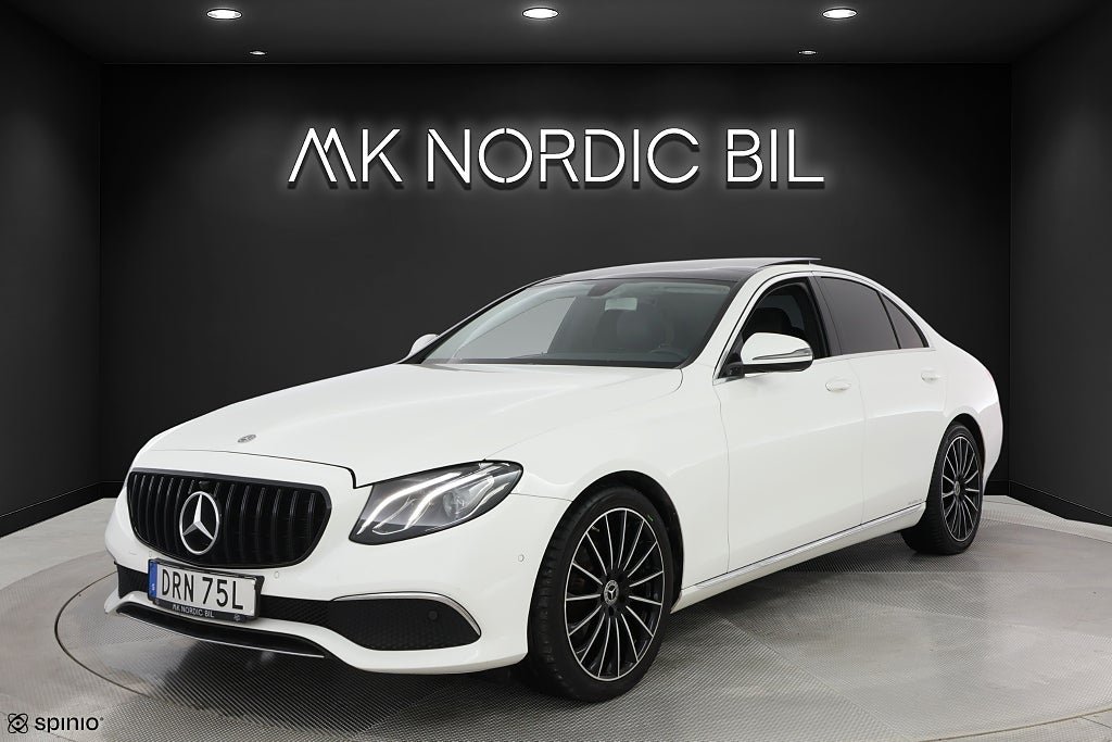 Mercedes-Benz E 200 d Sedan Panorama Widescreen Dragkrok  