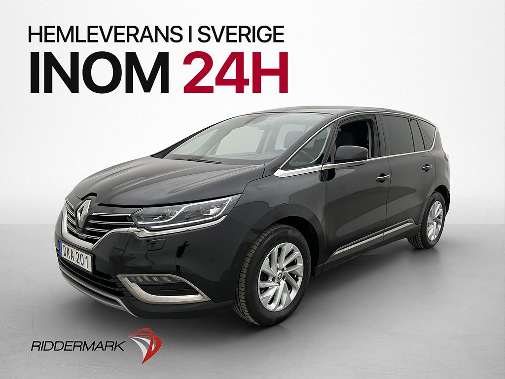 Renault Espace 1.6 dCi Zen 7-Sits Pano Halvskinn Navi Drag