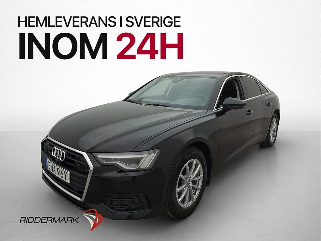 Audi A6 45 TFSI Quattro Värmare 360° Navi Drag MOMS