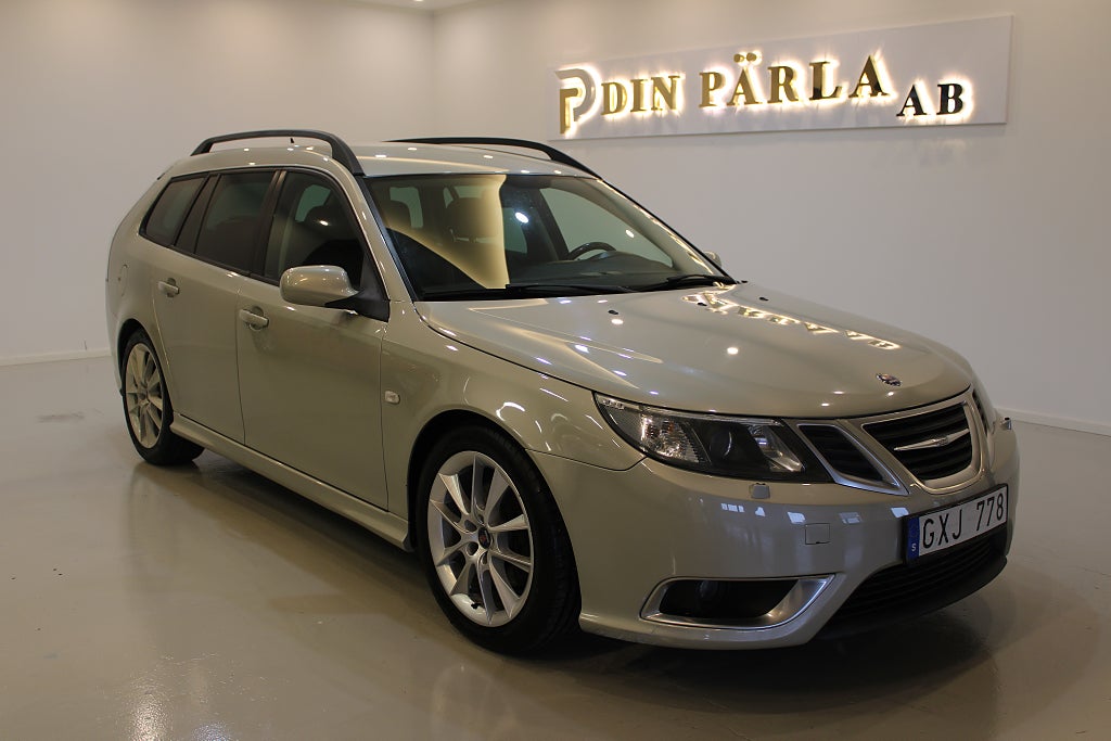 Saab 9-3 2.8 Turbo V6 XWD Aero 280hk Skinn Elstol Xenon