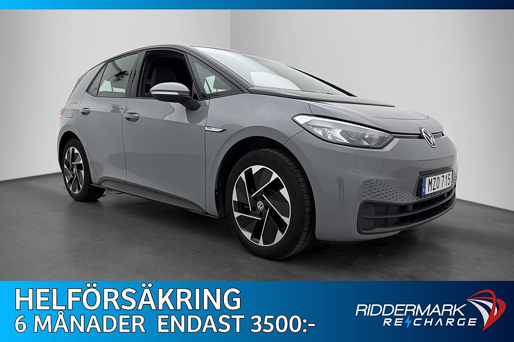 Volkswagen ID.3 Pro Performance Värmepump Rattvärme MOMS