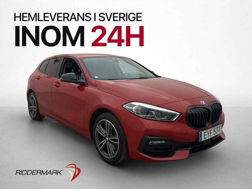 BMW 118I 140hk Sport line Sensorer Rattvärme Farthållare