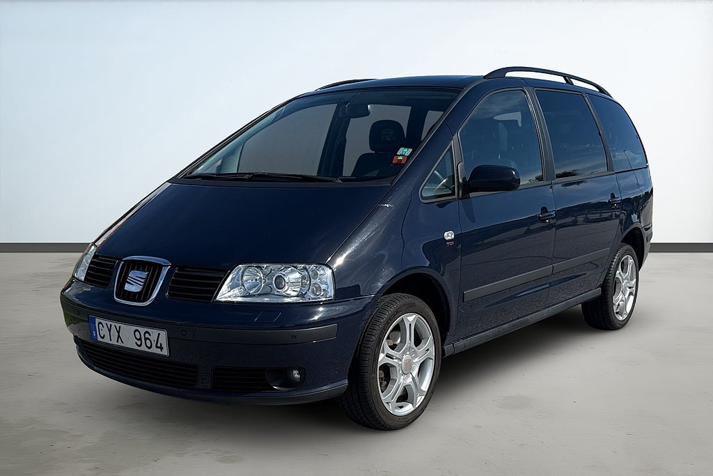 Seat Alhambra 7 sits 2.0 TDI / Sharan / Skinnklädsel / 1 Ägare