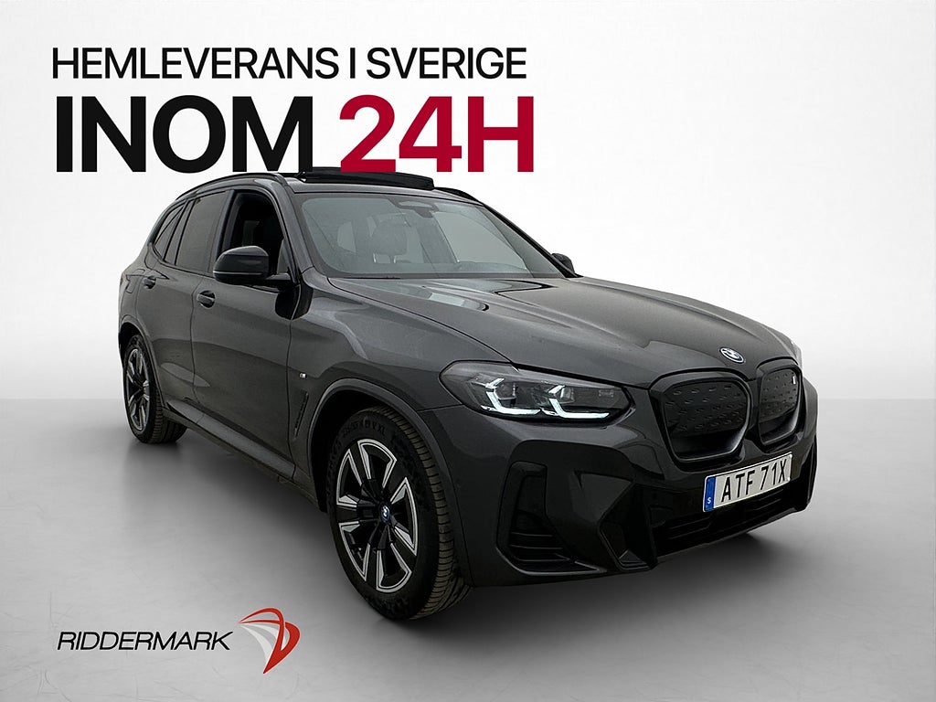 BMW iX3 M Sport MOMS Pano Skinn Kamera MOMS Cockpit Drag