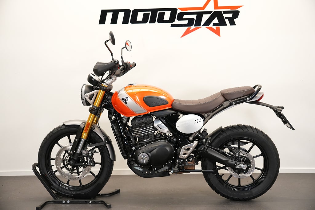 Triumph Scrambler 400 X Tuff!