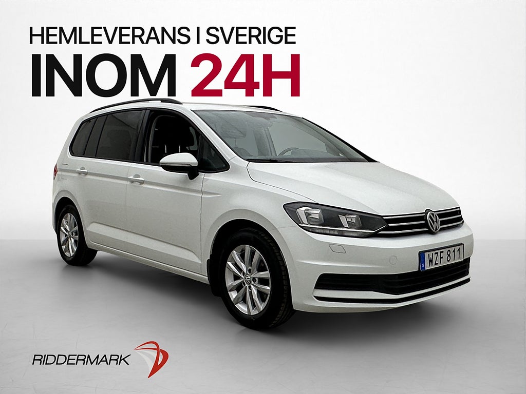 Volkswagen Touran 1.4 TSI 150hk 7-Sits Kamera Drag CarPlay