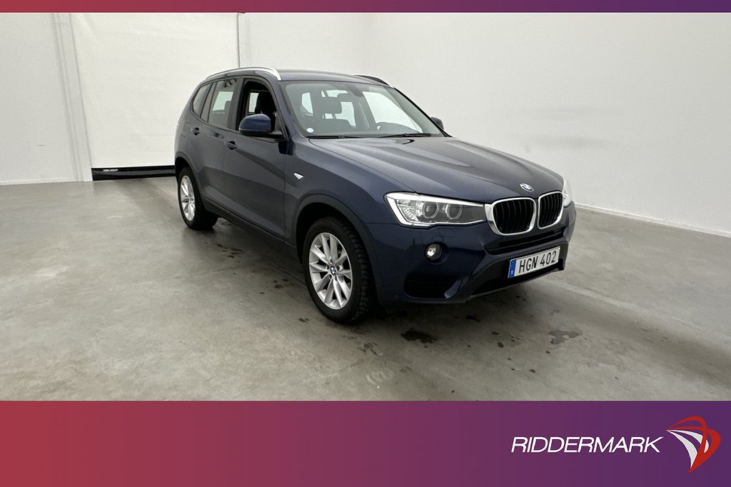 BMW X3 xDrive20d Sportstolar HiFi P-Sensorer Drag 0.52l/Mil