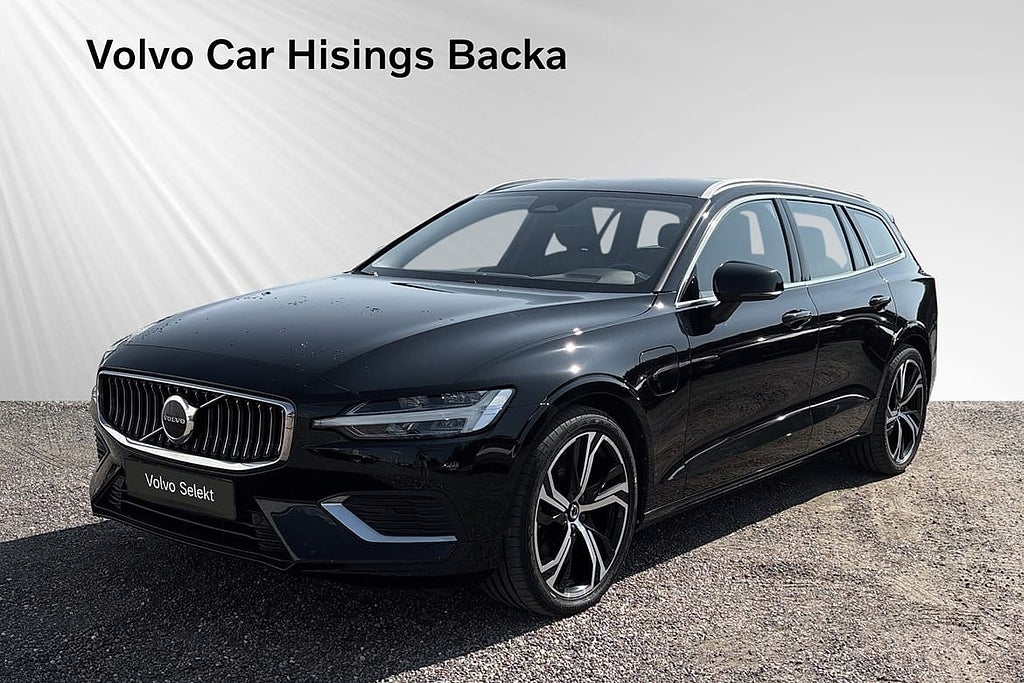 Volvo V60 Recharge T6 Plus Bright | H&K | Drag | Läder