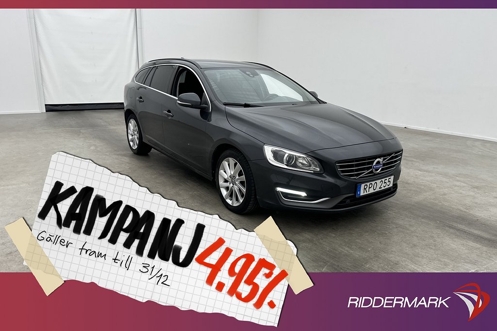 Volvo V60 D4 Momentum VOC D-Värmare Rattvä 4,95% Ränta