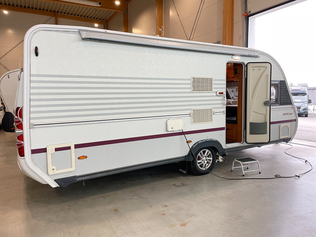 Solifer Artic 560 /ALDE/Markis/Mover/Förtält/AC/Fint skick - Solifer