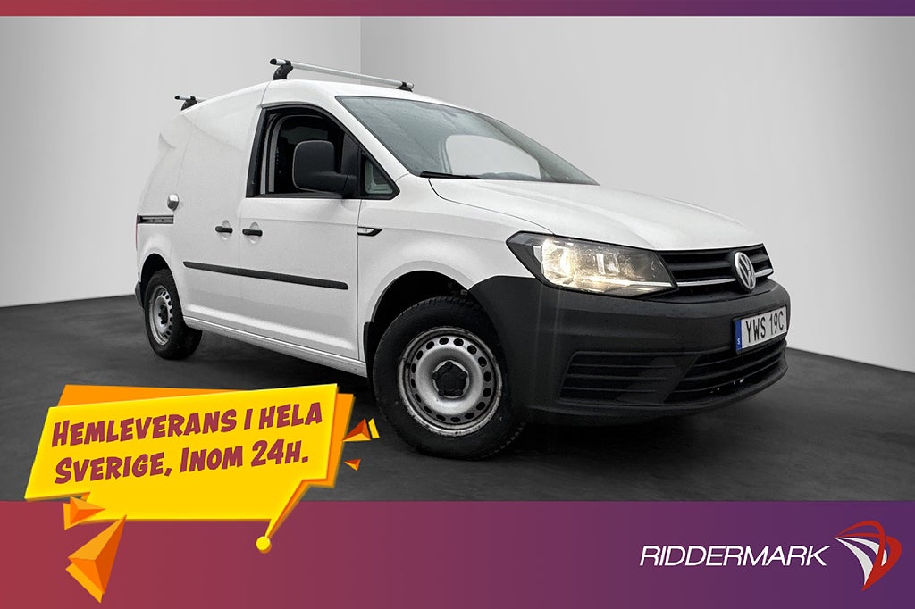 Volkswagen Caddy 2.0TDI Värmare Dragkrok Takräcke V-inredd