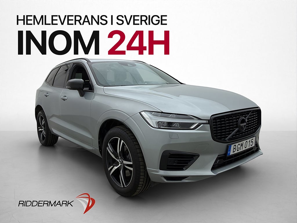 Volvo XC60 T8 AWD R-Design 360° HUD B&W Pano VOC Skinn Drag