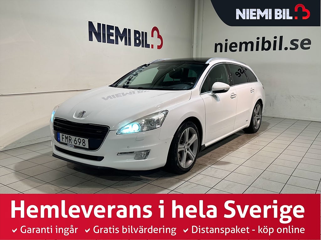 Peugeot 508 SW 2.2 HDi 200 Automat Pano Pvärm GPS S/V-hjul