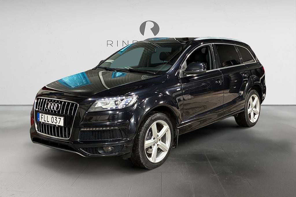 Audi Q7 3.0 TDI 204 HK AUT Q S-LINE DRAG PANO NAVI 7SITS 20"