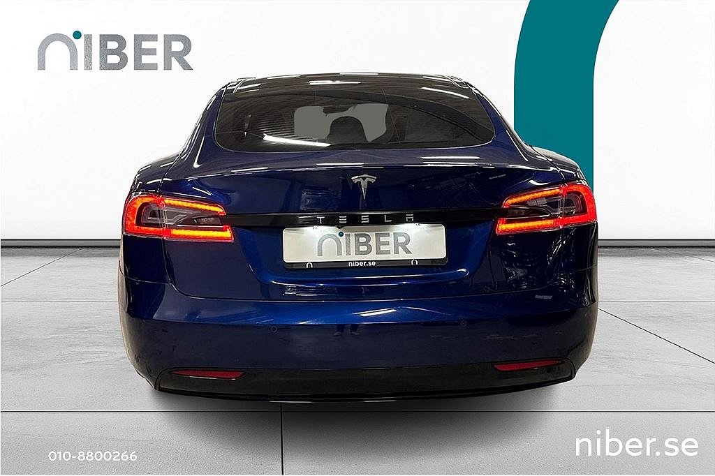 Tesla Model S 100D, Autopilot, luftfjädring, Vit läder, fr 2,95%