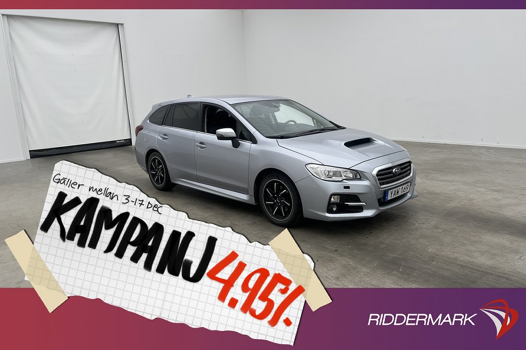 Subaru Levorg 4WD 170hk M-Värmare Kanera Navi 4,95% Ränta