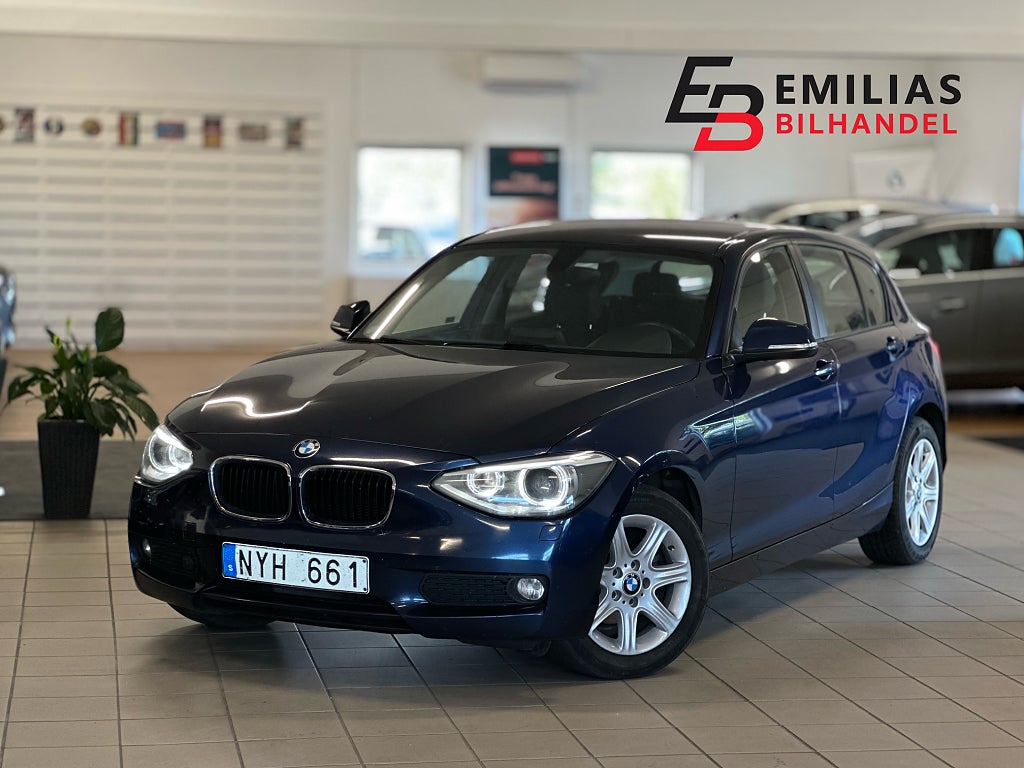 BMW 118d 5-dörrars Steptronic P-sensorer Bt 143hk
