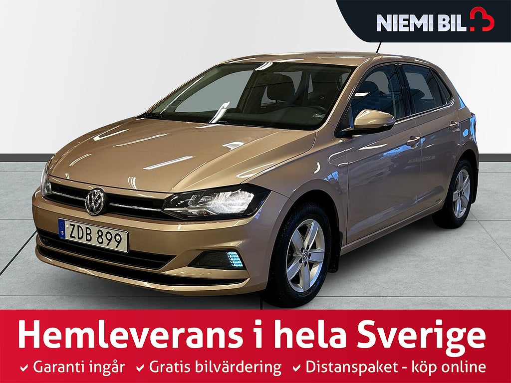 Volkswagen Polo 1.0 TSI Base Kamera/MoK-Värm/Drag/SoV-Däck/Låg skatt