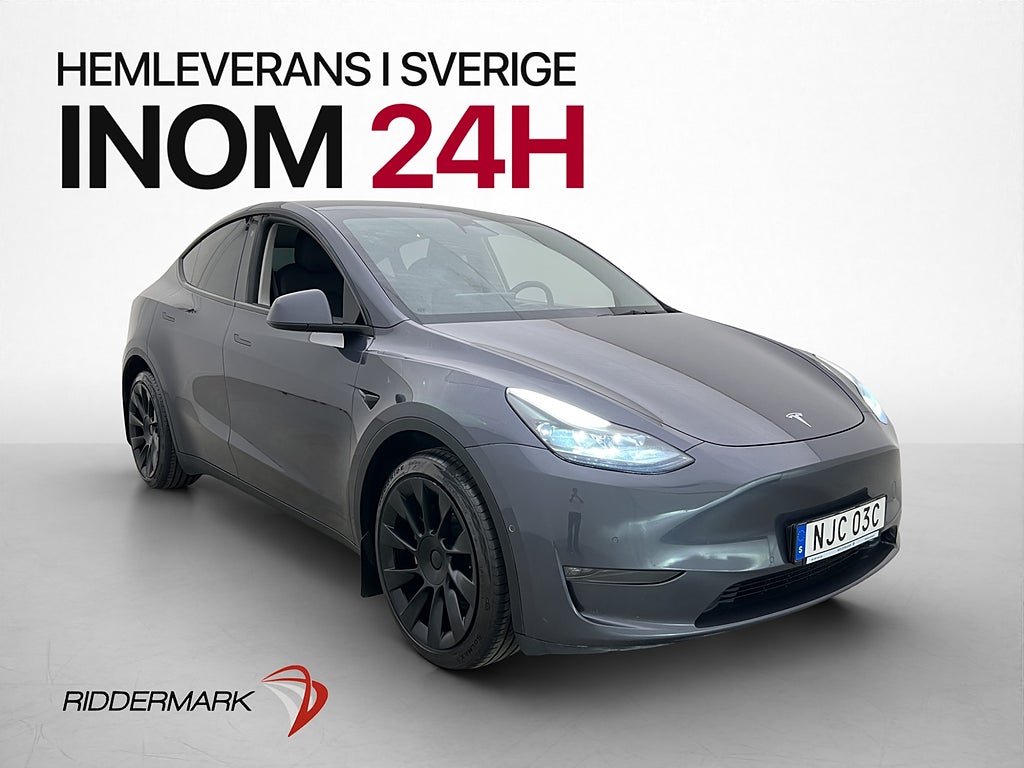 Tesla Model Y Long Range AWD Autopilot Värmare Dragkrok