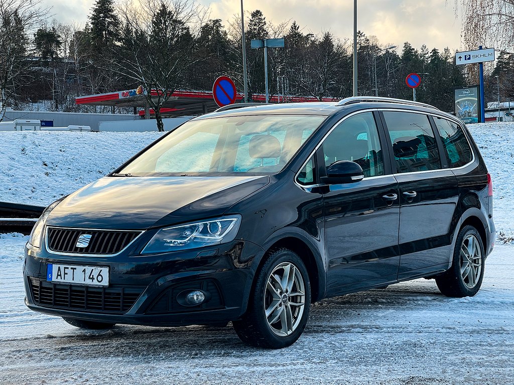 Seat Alhambra 2.0 TDI 4Drive Style 7-Sits|Pano|Drag|Värmare