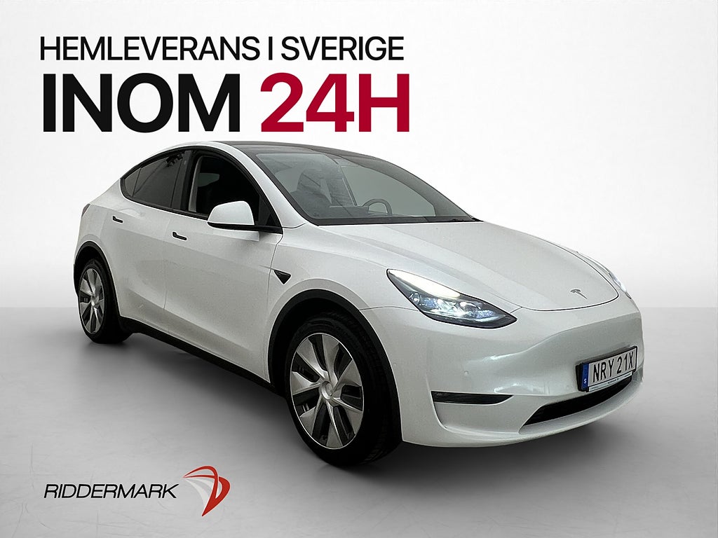 Tesla Model Y AWD Long Range Autopilot Svensksåld Panorama
