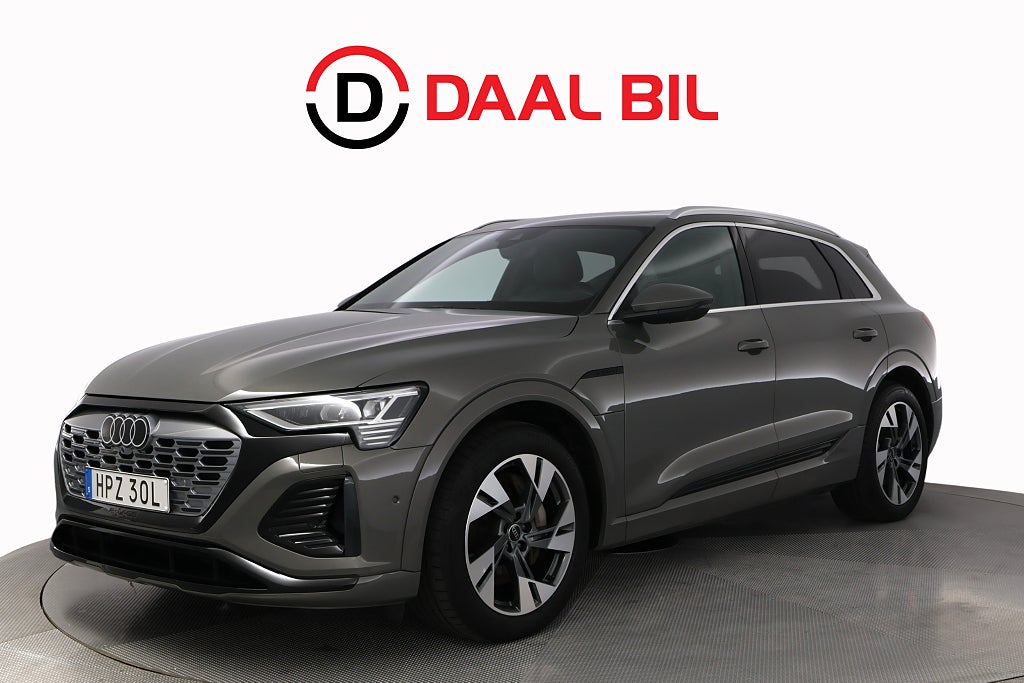 Audi q8-e-tron 55 QUATTRO 408HK S-LINE DRAG PANO LUFTFJÄD B&O® 3D-VIEW