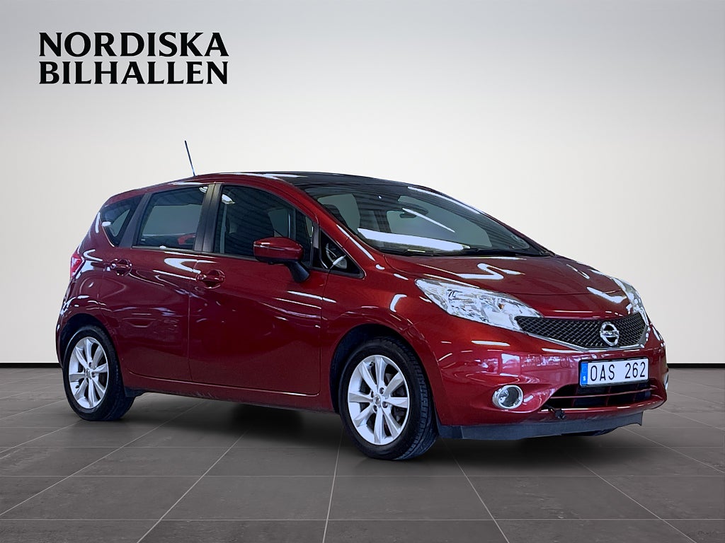 Nissan Note 1.2 Taklucka 360-kamera Motorvärmare GPS