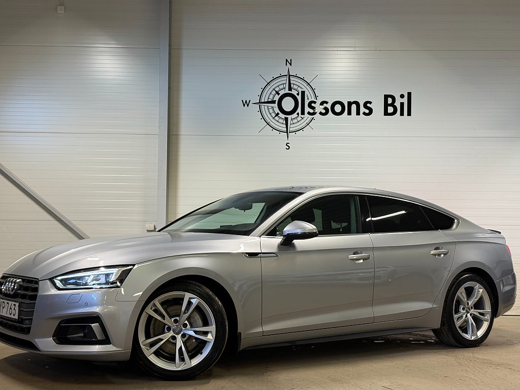 Audi A5 Sportback 2.0 TDI Q Cockpit Aut D-Värm B-kam Drag