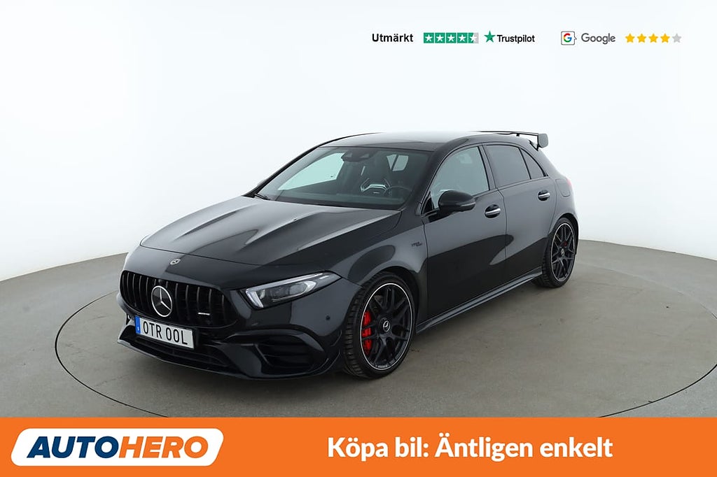 Mercedes-Benz AMG A 45 S 4MATIC+ / Skalstolar, Pano, Aero